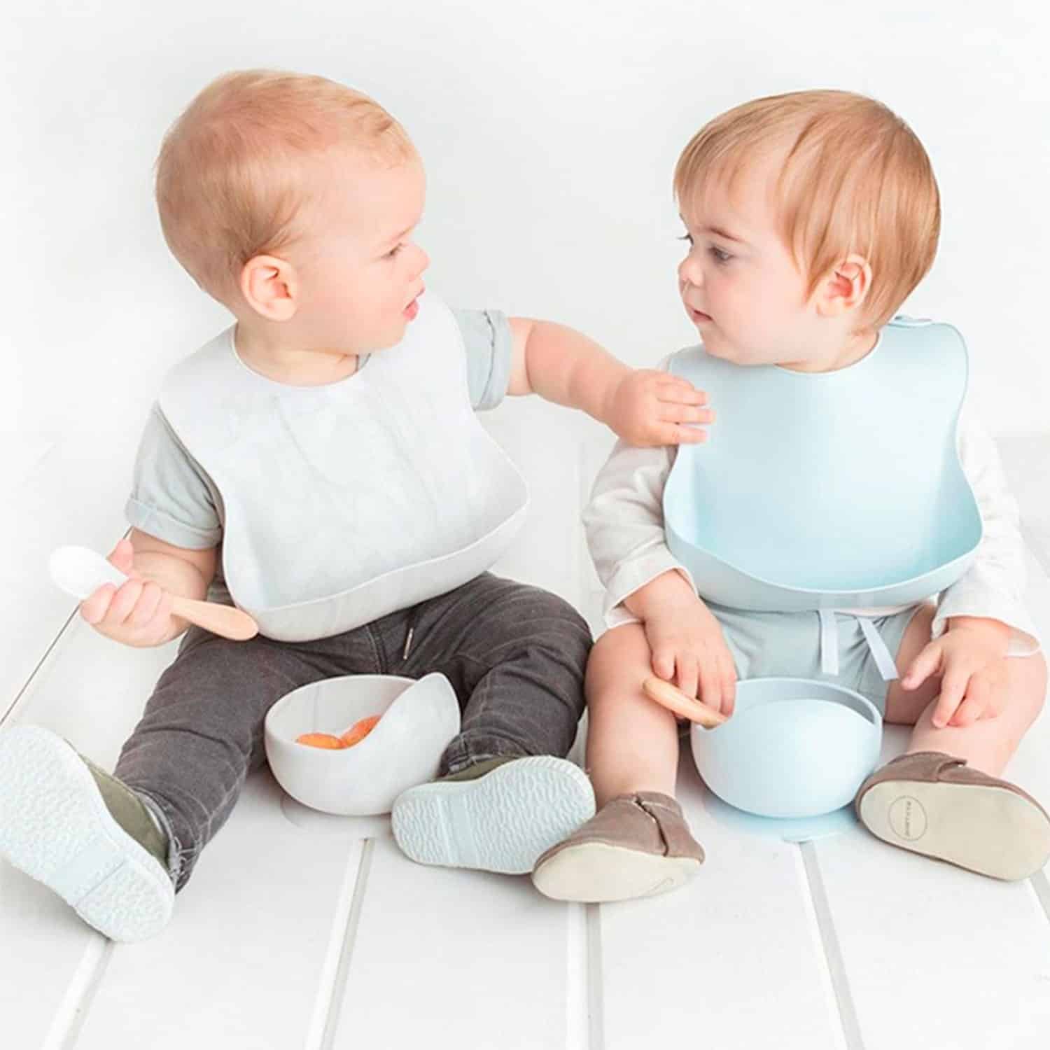 Kiddopark Baby Bowls Toddler Bowls Silicone Suction Bowls for Baby with Spoon - Image 2