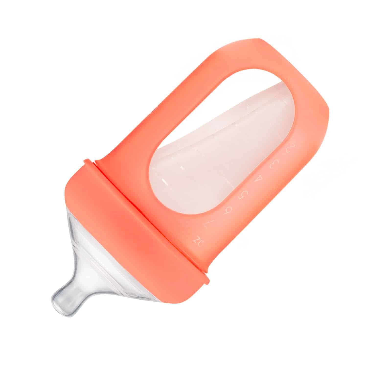 Boon NURSH Reusable Silicone Pouch Bottles - 8oz - Mint (3pk) - Image 2
