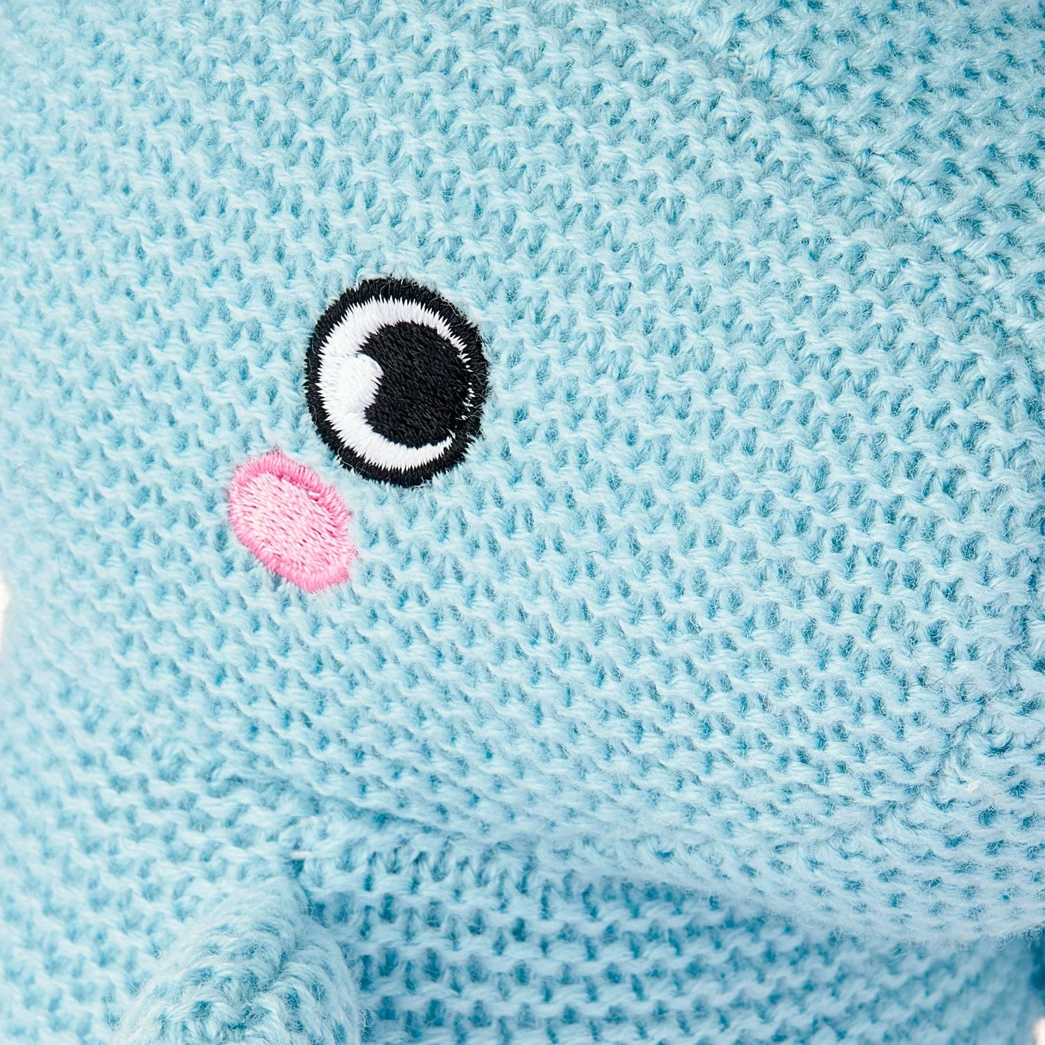Spark Create Imagine 12.5_ Blue Baby Dinosaur Knit Plush - Image 4
