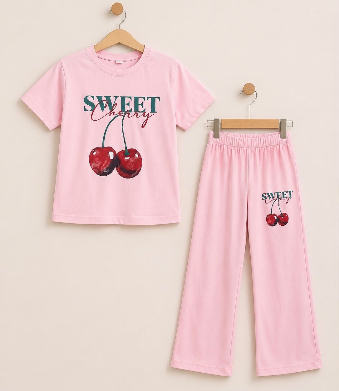 Pink trouser shirts for Girls